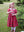 Vestido de tartán rojo 