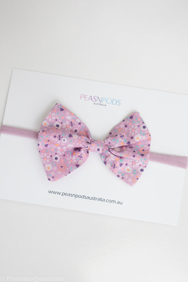 Violet Bloom Baby Headband