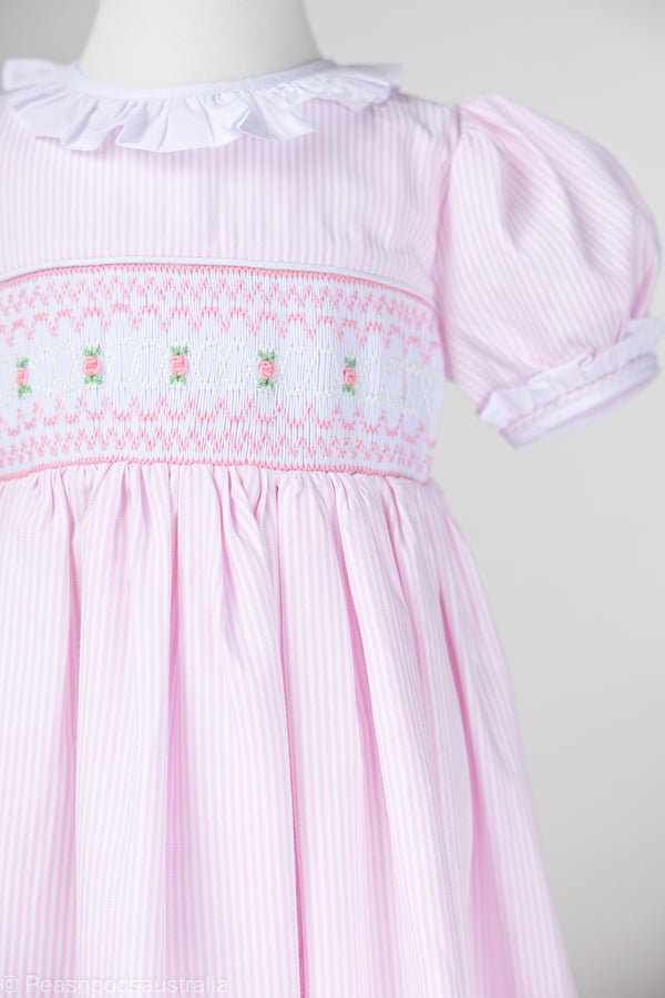 Rosaline Handsmocked Dress