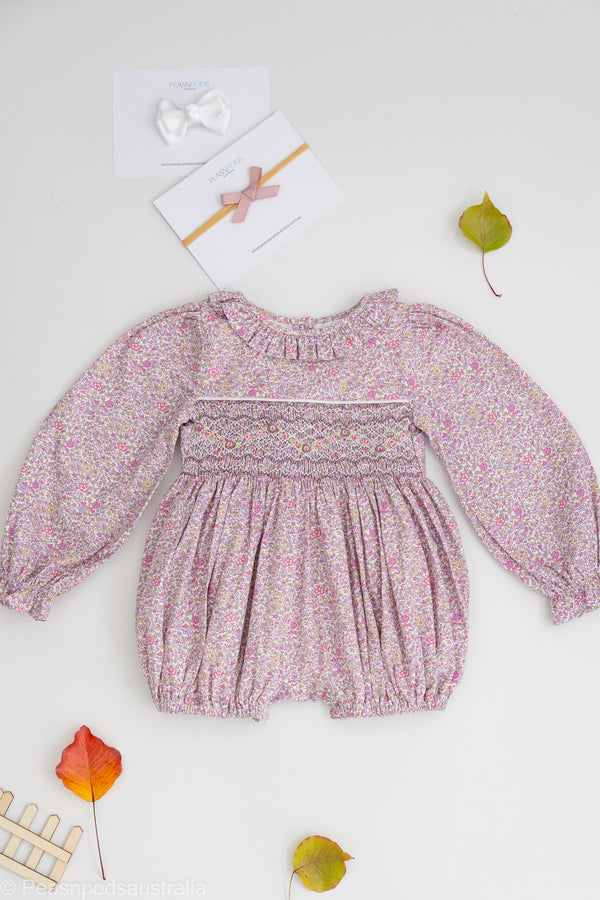 Mameluco Adeline Handsmocked