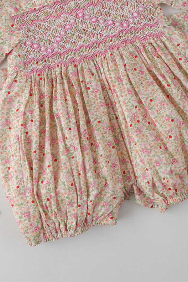 Mabel Handsmocked Romper
