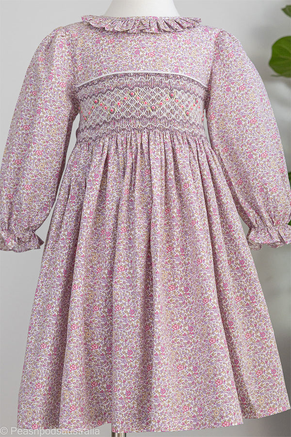 Adeline Handsmocked Dress