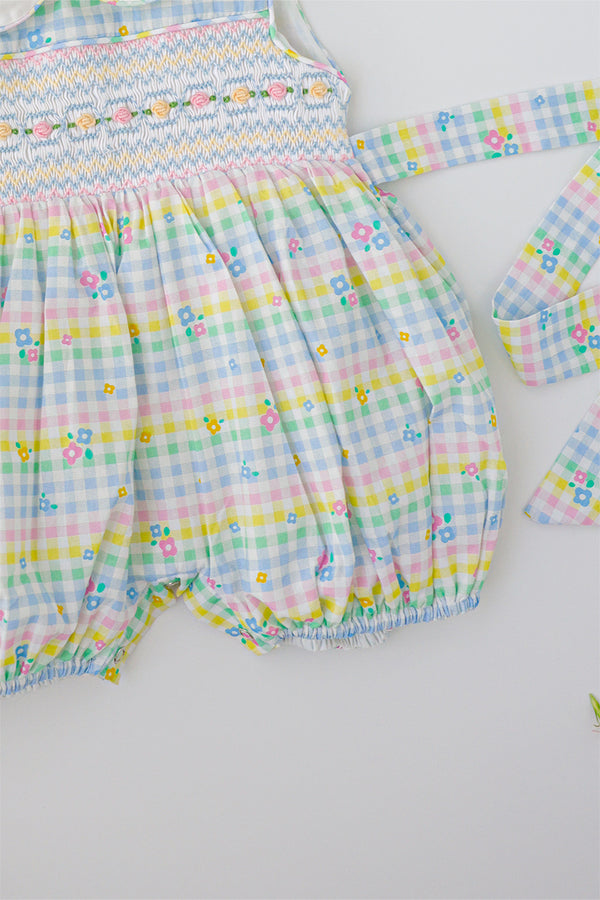 Poppy Handsmocked Romper