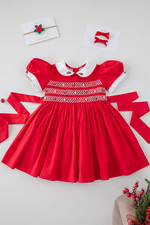 Holly Rose Handsmocked  Dress