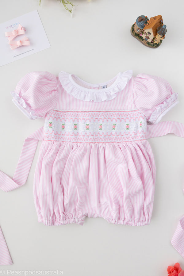 Rosaline Handsmocked Romper