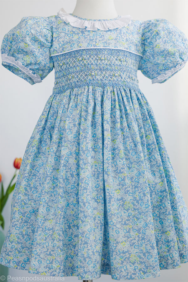 Evelyn Hand-Smocked  Dress