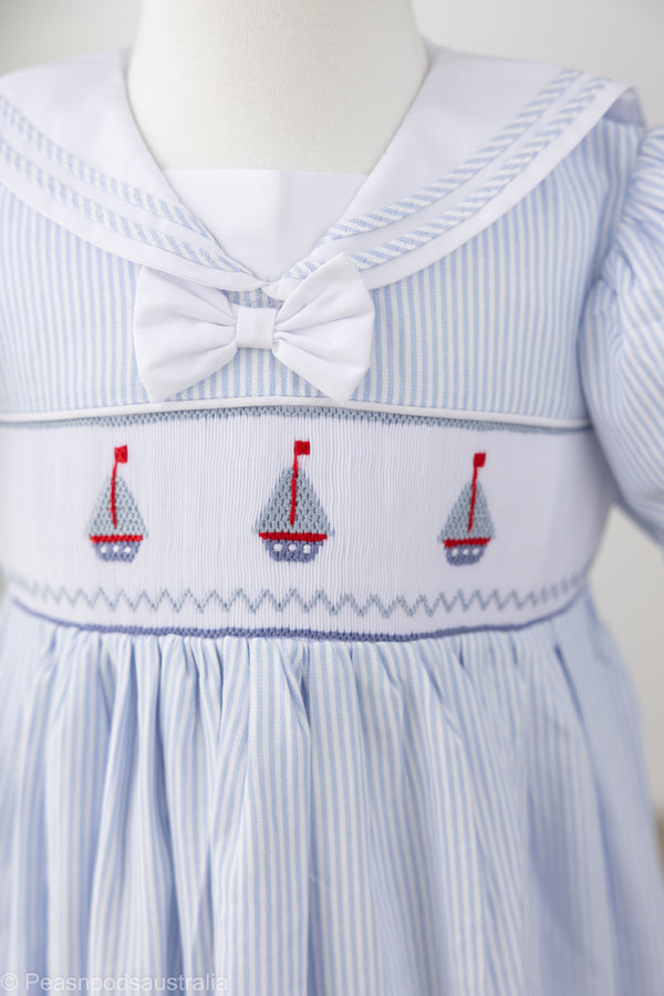 Blue Sailor Dress