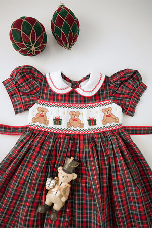 Christmas Teddy  Dress