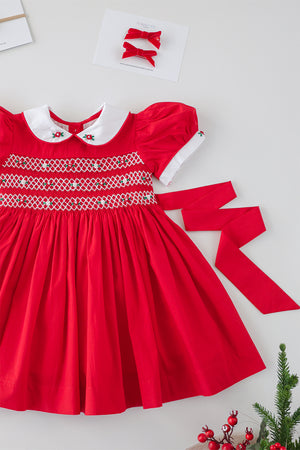 Holly Rose Handsmocked  Dress