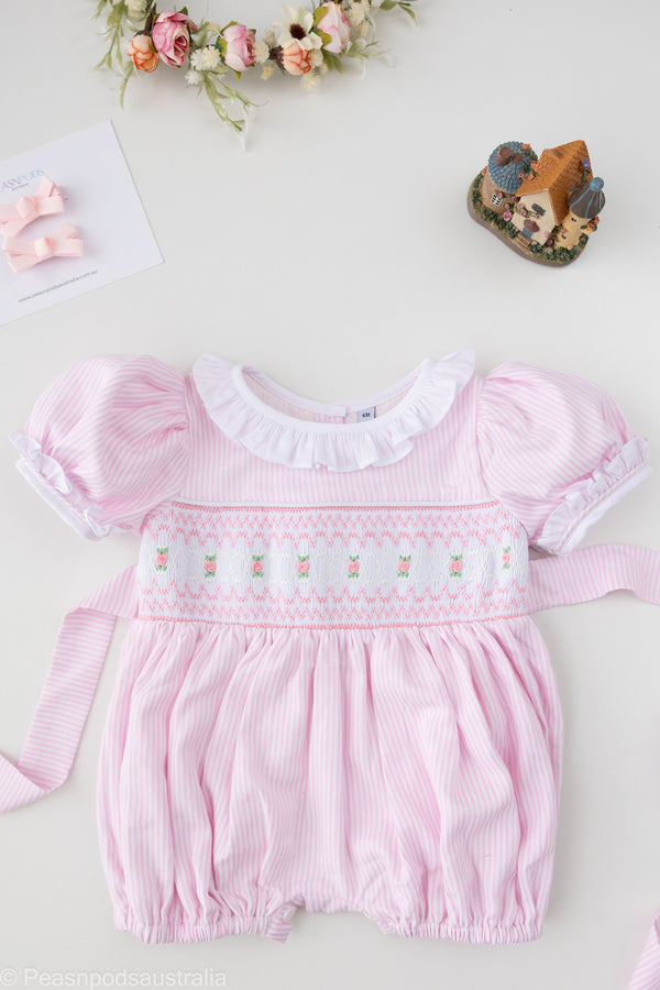 Rosaline Handsmocked Romper