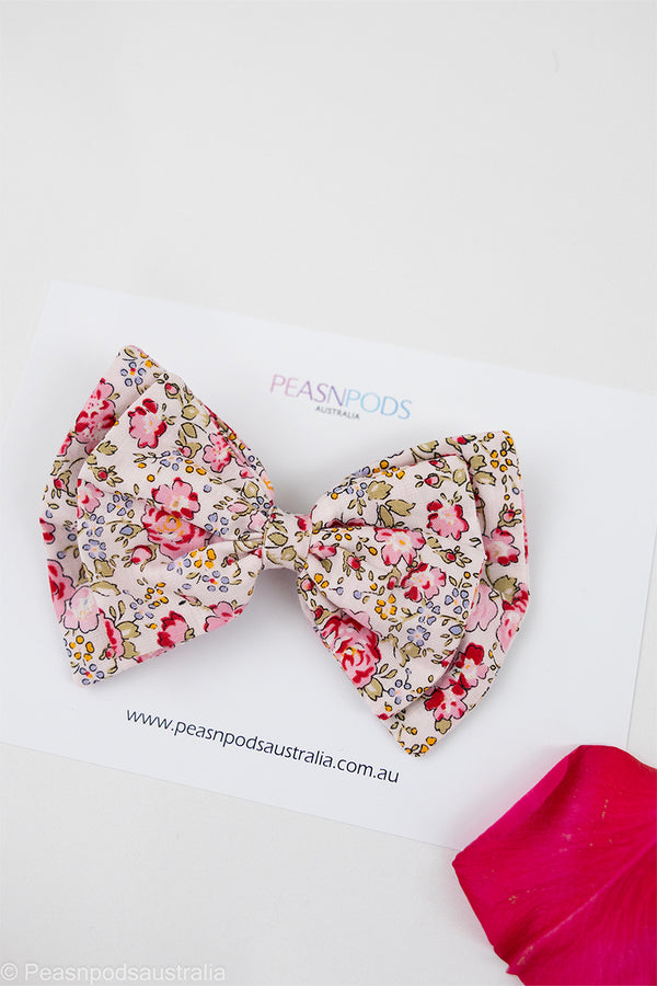 Scarlet Petal Bow