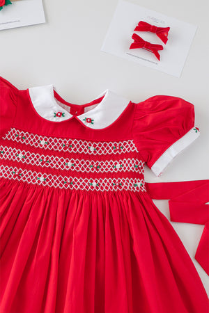 Holly Rose Handsmocked  Dress