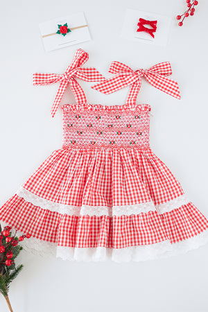 Merry Little Gingham Dress