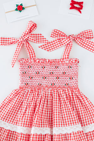Merry Little Gingham Dress