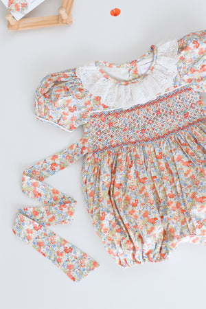 Beatrix Handsmocked  Romper