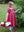 Vestido de tartán rojo 