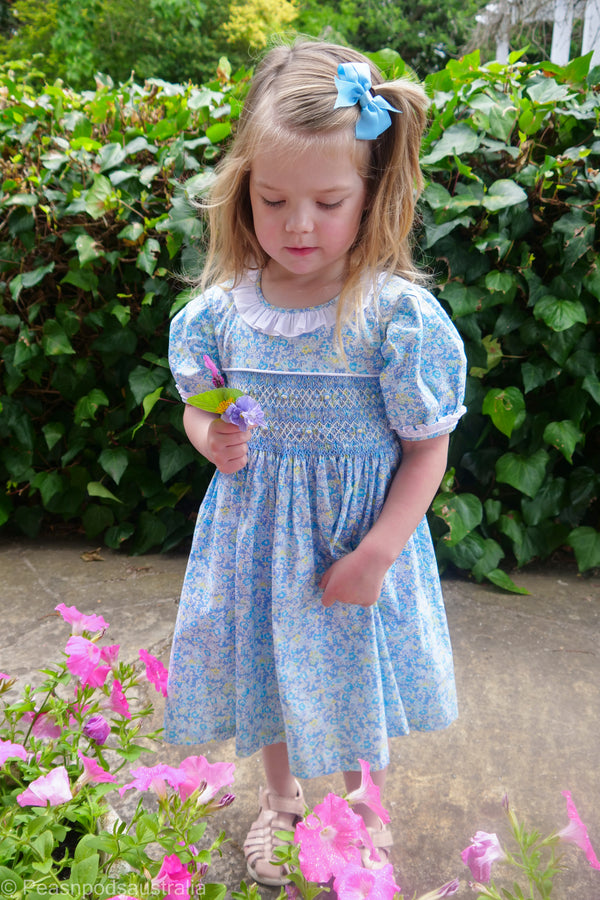 Evelyn Hand-Smocked  Dress