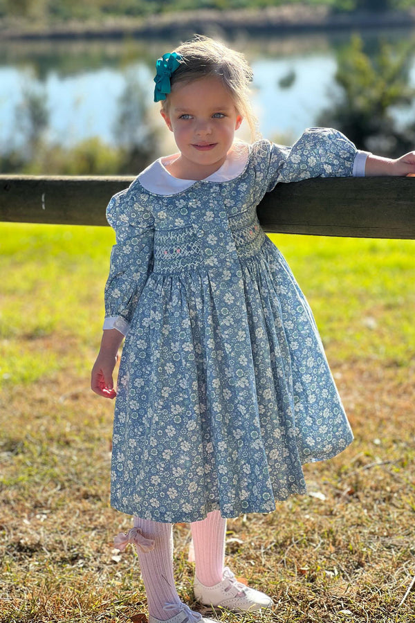 Bella Hand-Smocked Dress