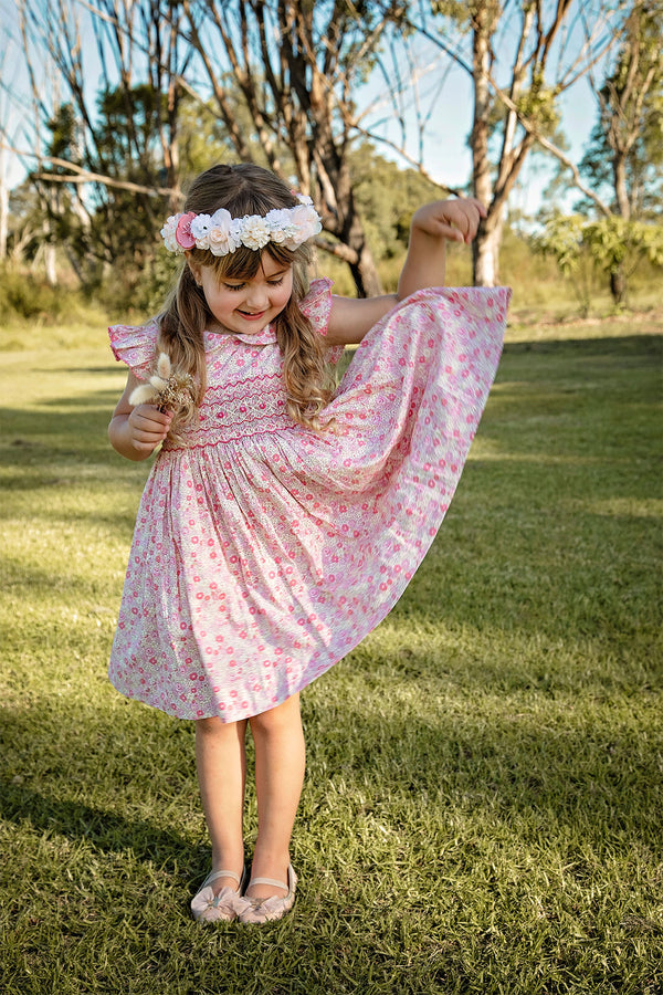 Aurora HandSmocked  Dress