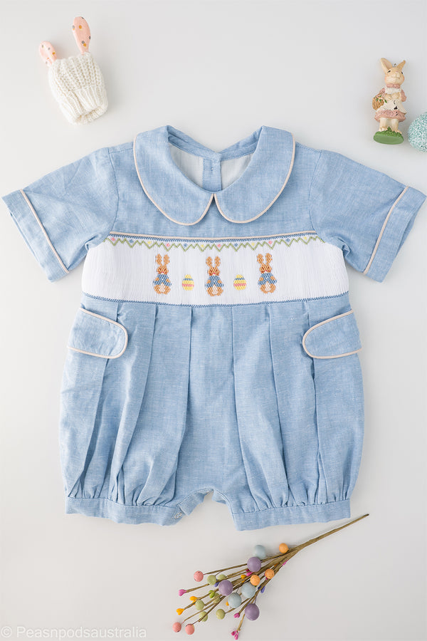 Easter Bunny Boys Romper