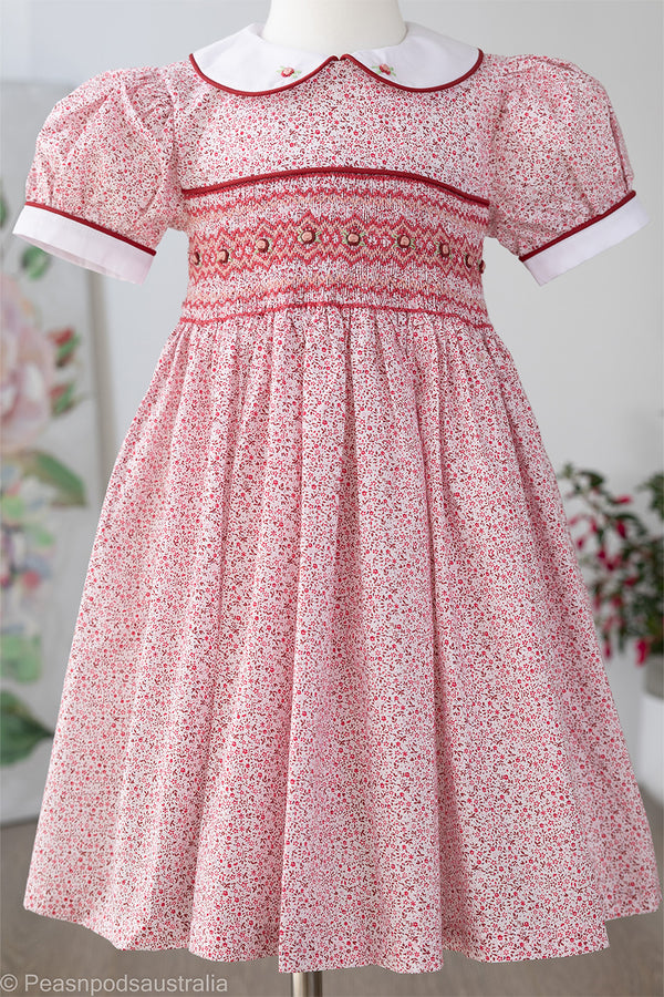 Clara Hand-Smocked Dress