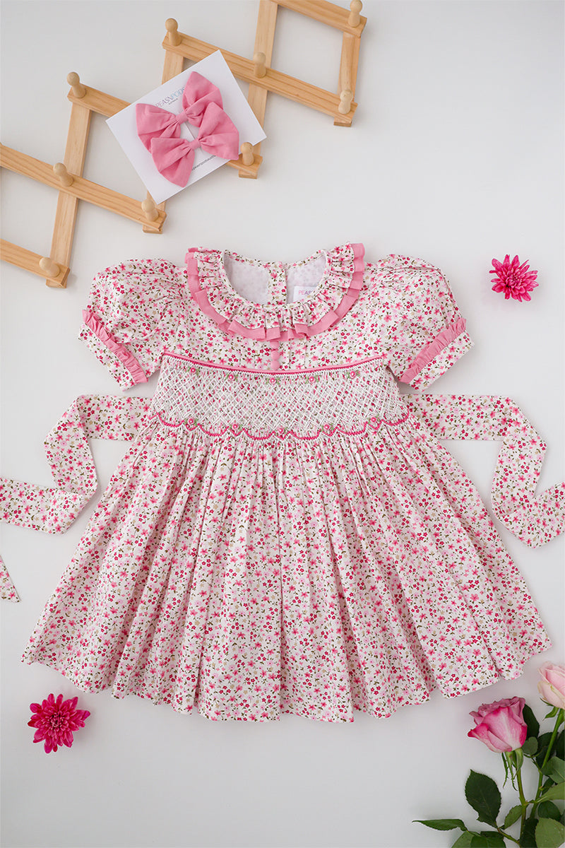 Primrose Pink Handsmocked Dress
