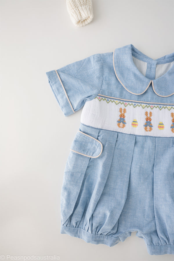 Easter Bunny Boys Romper