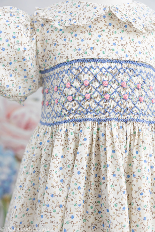 Amelia Hand-Smocked Dress