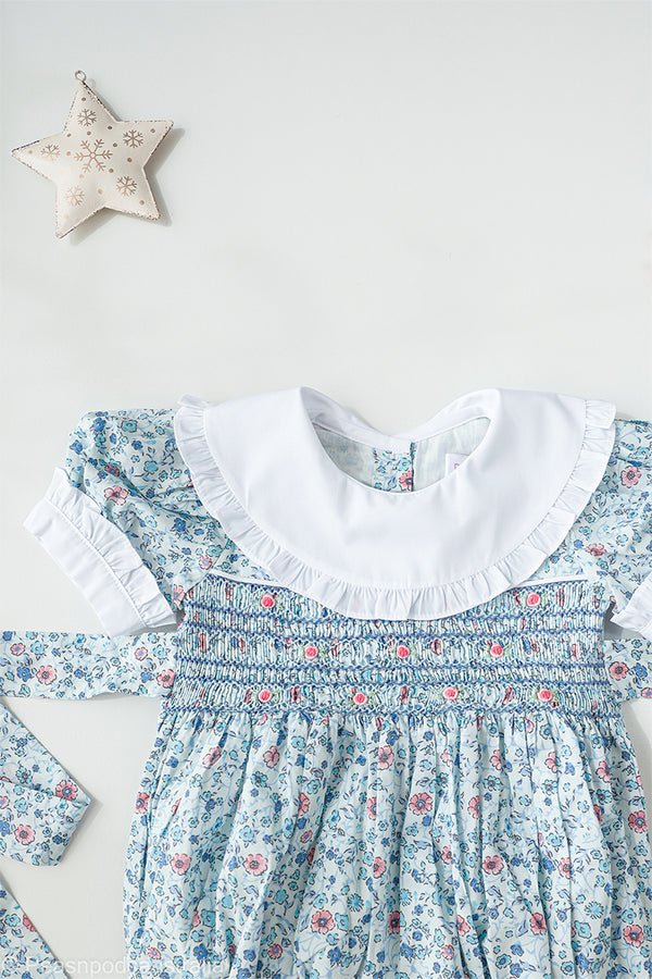 Ivy  Hand-smocked Romper