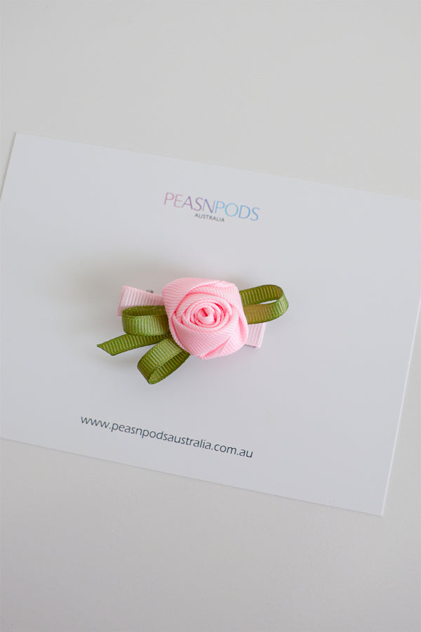 Rose Ribbon Clip