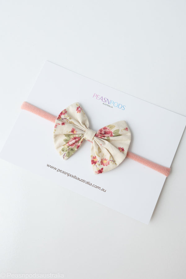 Vintage Floral Baby Headband