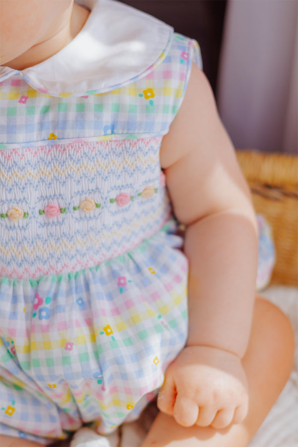Poppy Handsmocked Romper