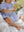 Blue Handsmocked Romper