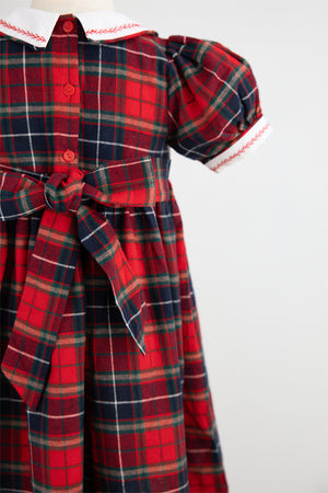 Santa’s Sleigh Handsmocked Dress