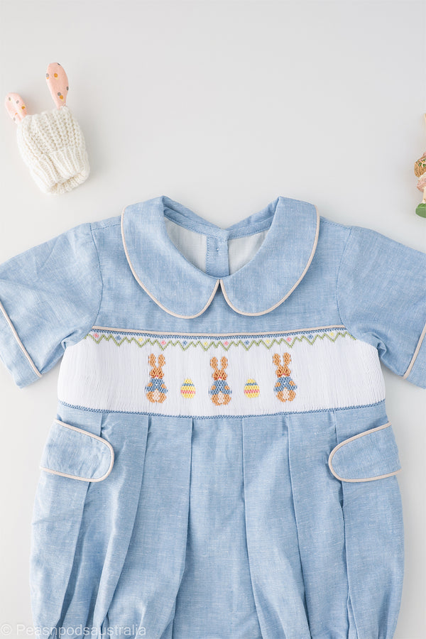 Easter Bunny Boys Romper