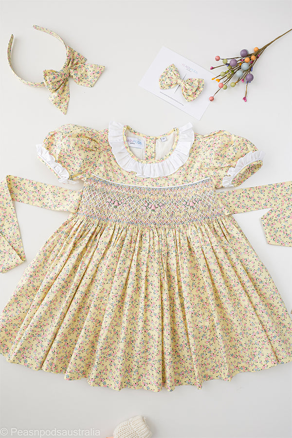 Buttercup Handsmocked Dress