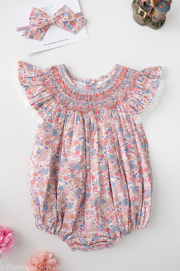 Clementine Bishop Romper